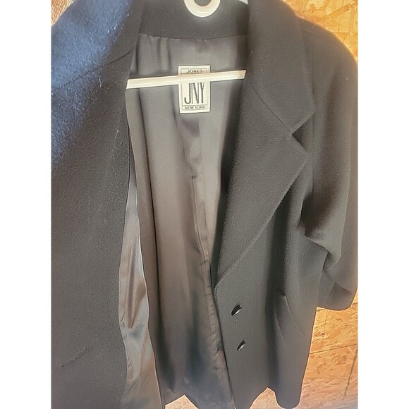 Vintage New Jones New York 100% Pure‎ Wool Coat Size XL - Picture 6 of 16